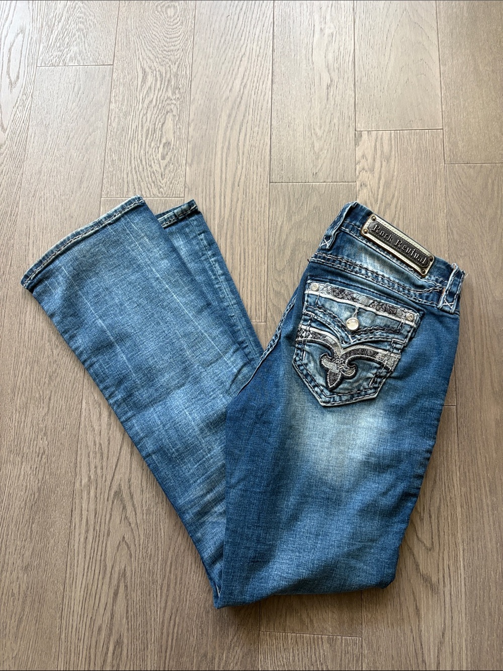 Rock Revival Thais Easy Bootcut Jeans -Size 27